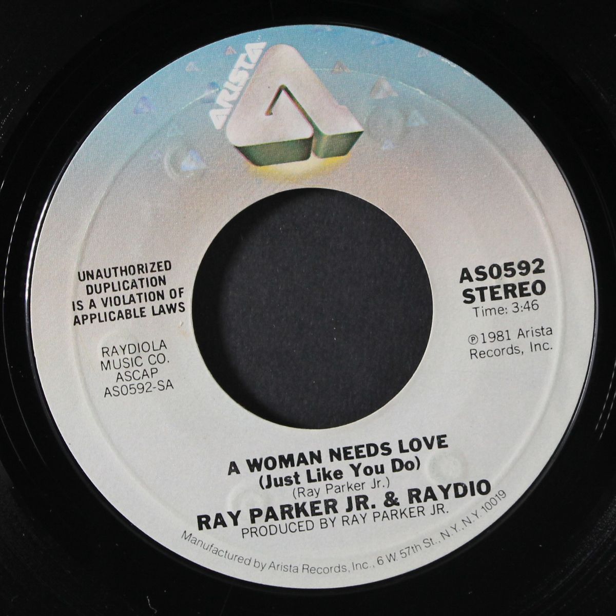 a woman needs love / so into you by RAY PARKER JR.