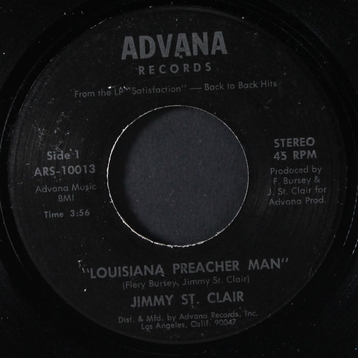 louisiana preacher man / all men seek for thee by JIMMY ST. CLAIR