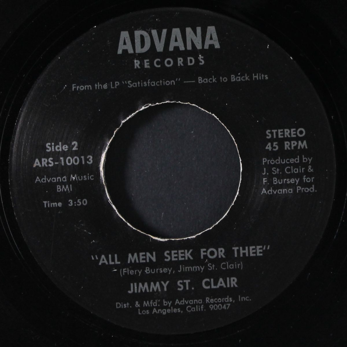 louisiana preacher man / all men seek for thee by JIMMY ST. CLAIR
