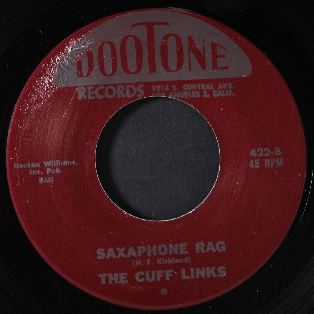 it's too late now / saxaphone rag by CUFF LINKS