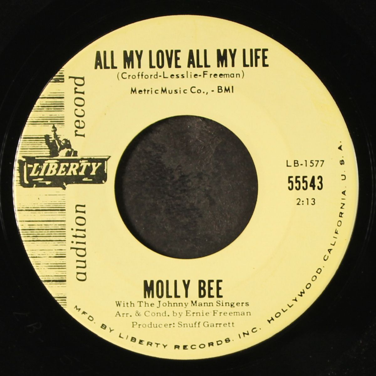 she's new to you / all my love all my life by MOLLY BEE