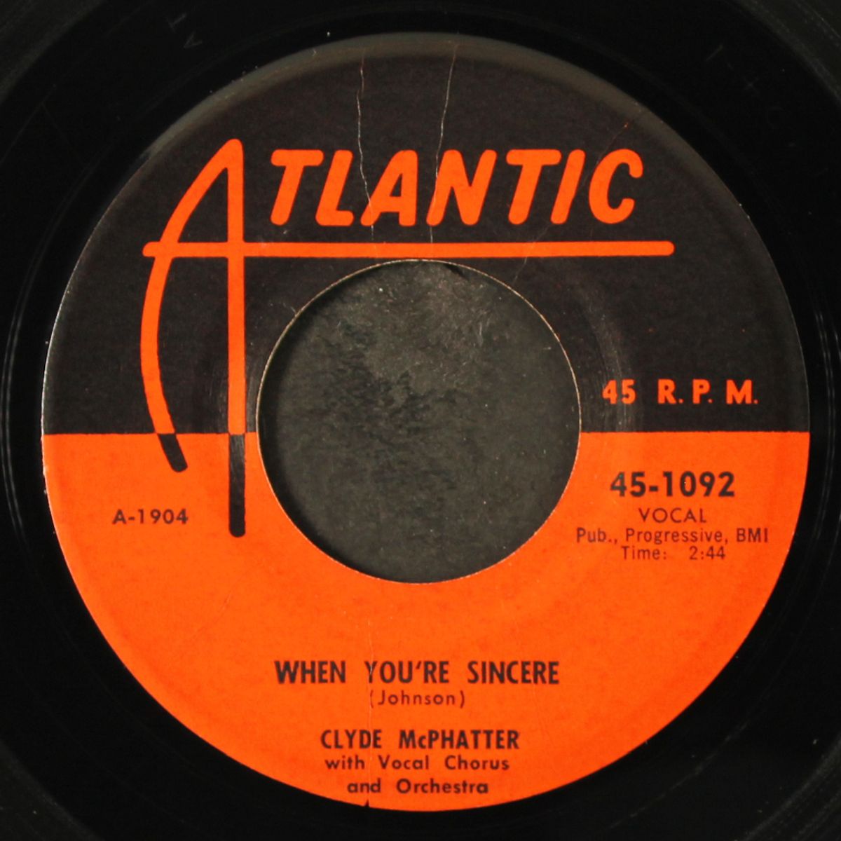 treasure of love / when you're sincere by CLYDE MCPHATTER