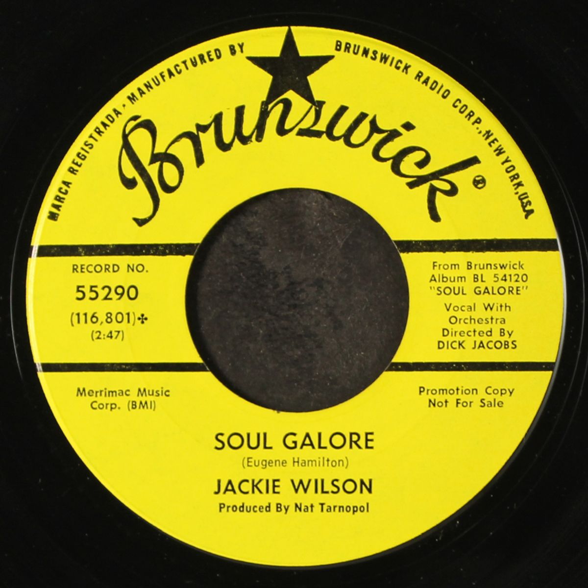 soul galore / brand new thing by JACKIE WILSON