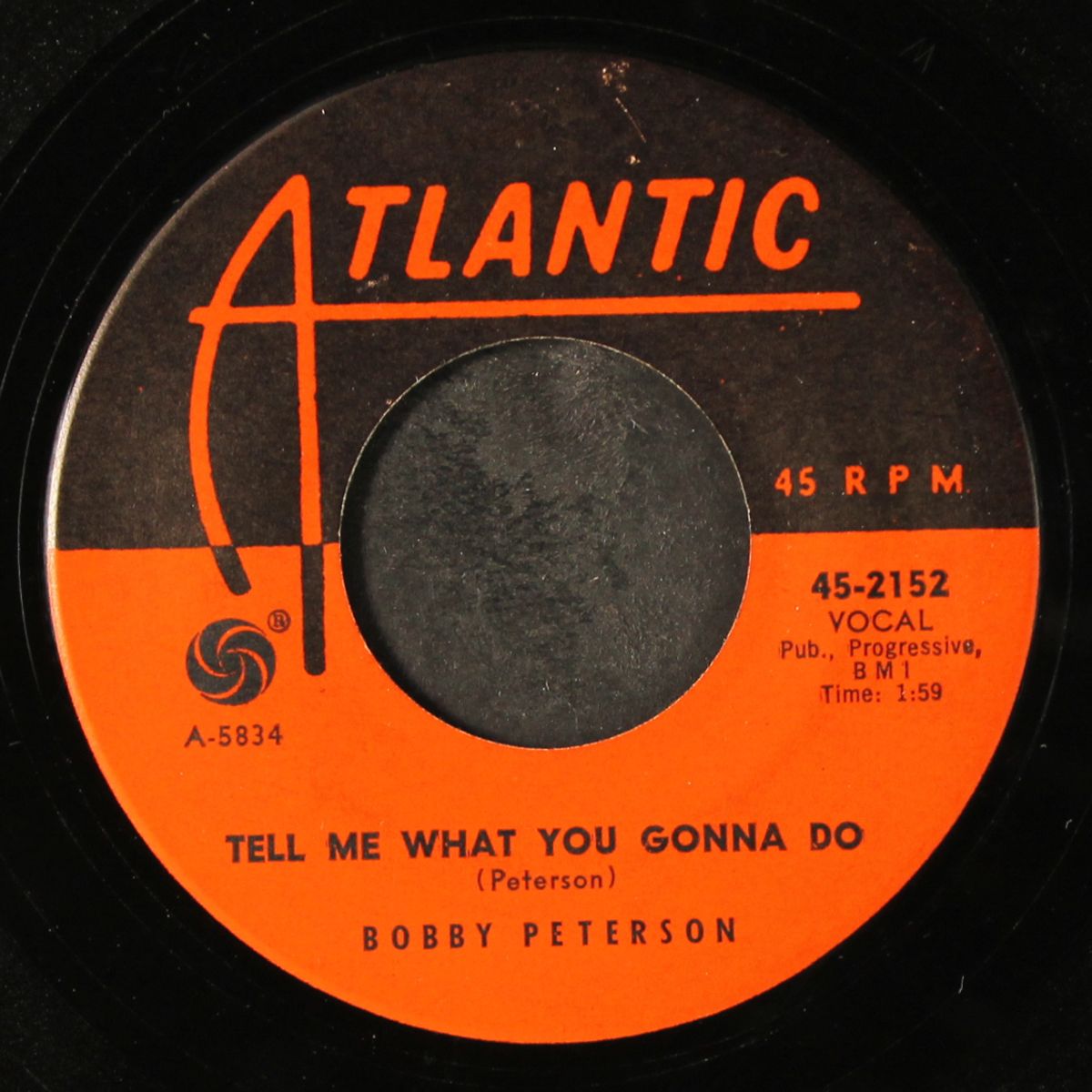 tell me what you gonna do / every now and then by BOBBY PETERSON
