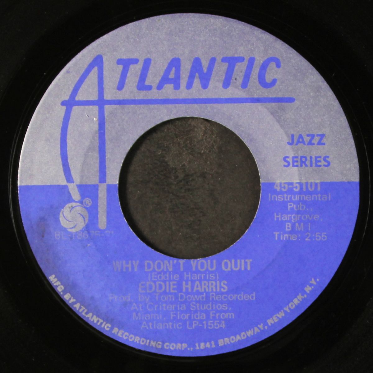fooltish / why don't you quit by EDDIE HARRIS