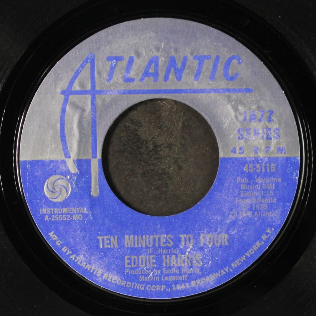 ten minutes to four / please let me go by EDDIE HARRIS