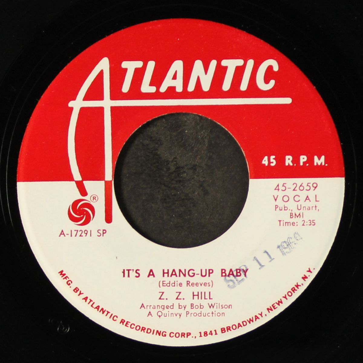 suppertime / it's a hang up baby by Z.Z. HILL