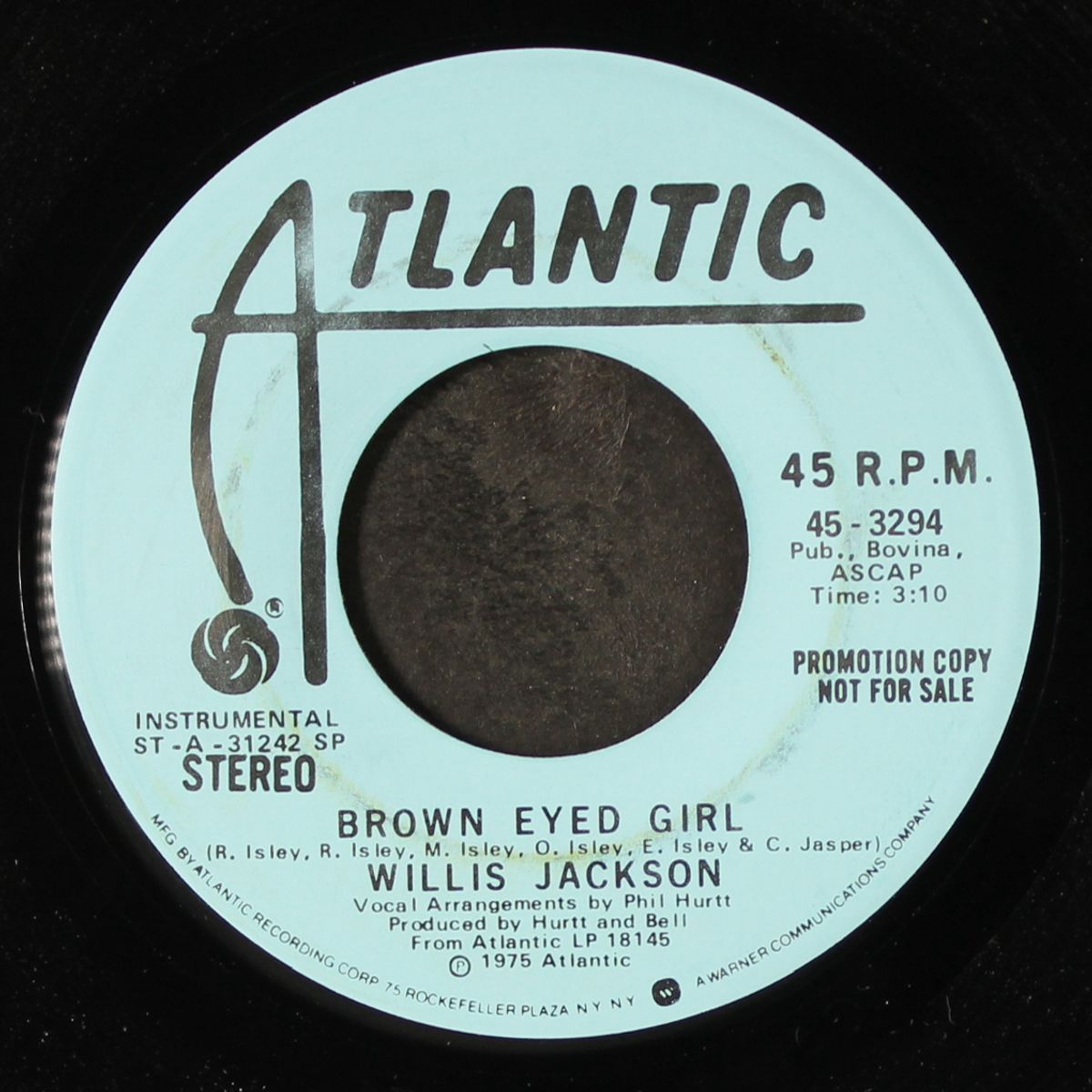 the way we were / brown eyed girl by WILLIS JACKSON