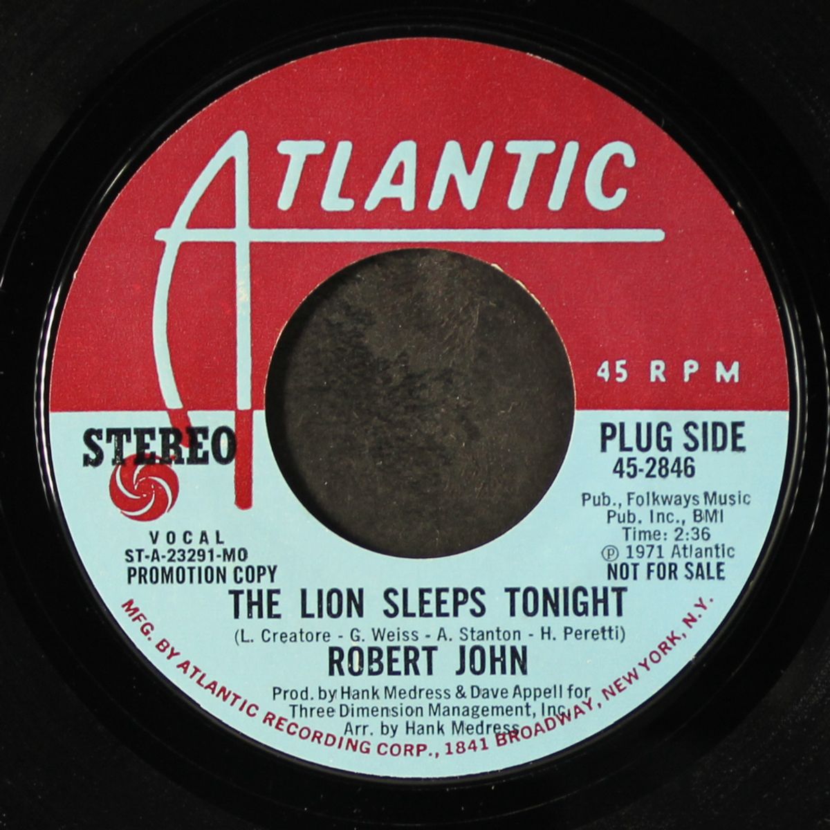 the lion sleeps tonight by ROBERT JOHN