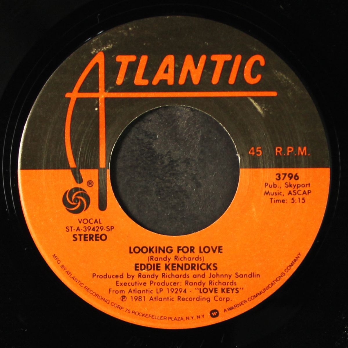 looking for love / need your lovin' by EDDIE KENDRICKS