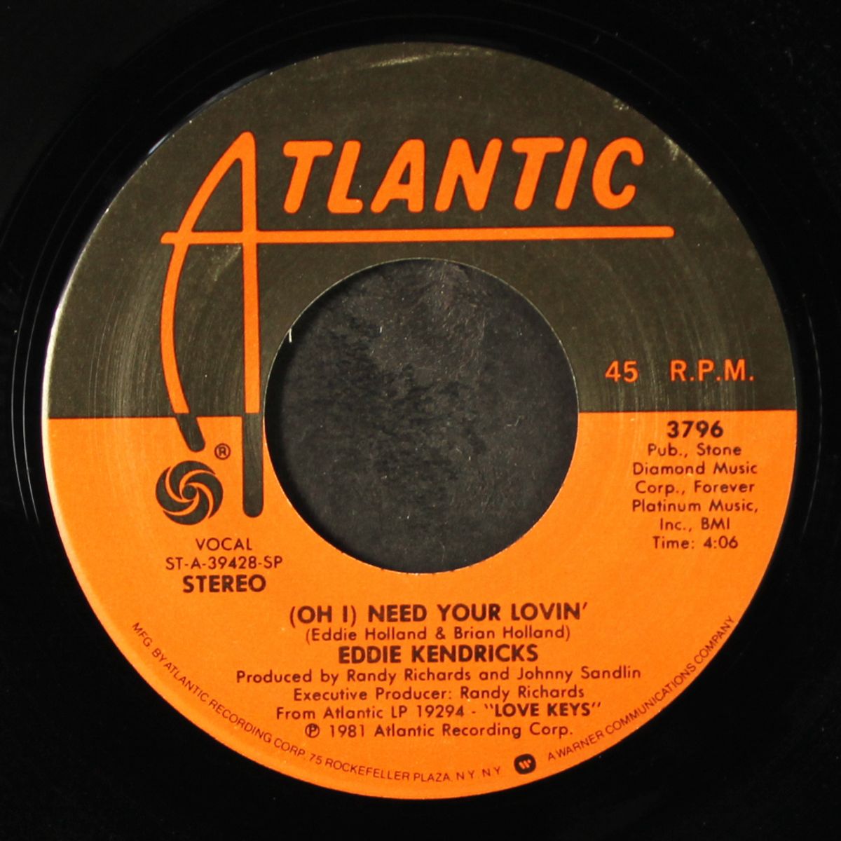 looking for love / need your lovin' by EDDIE KENDRICKS