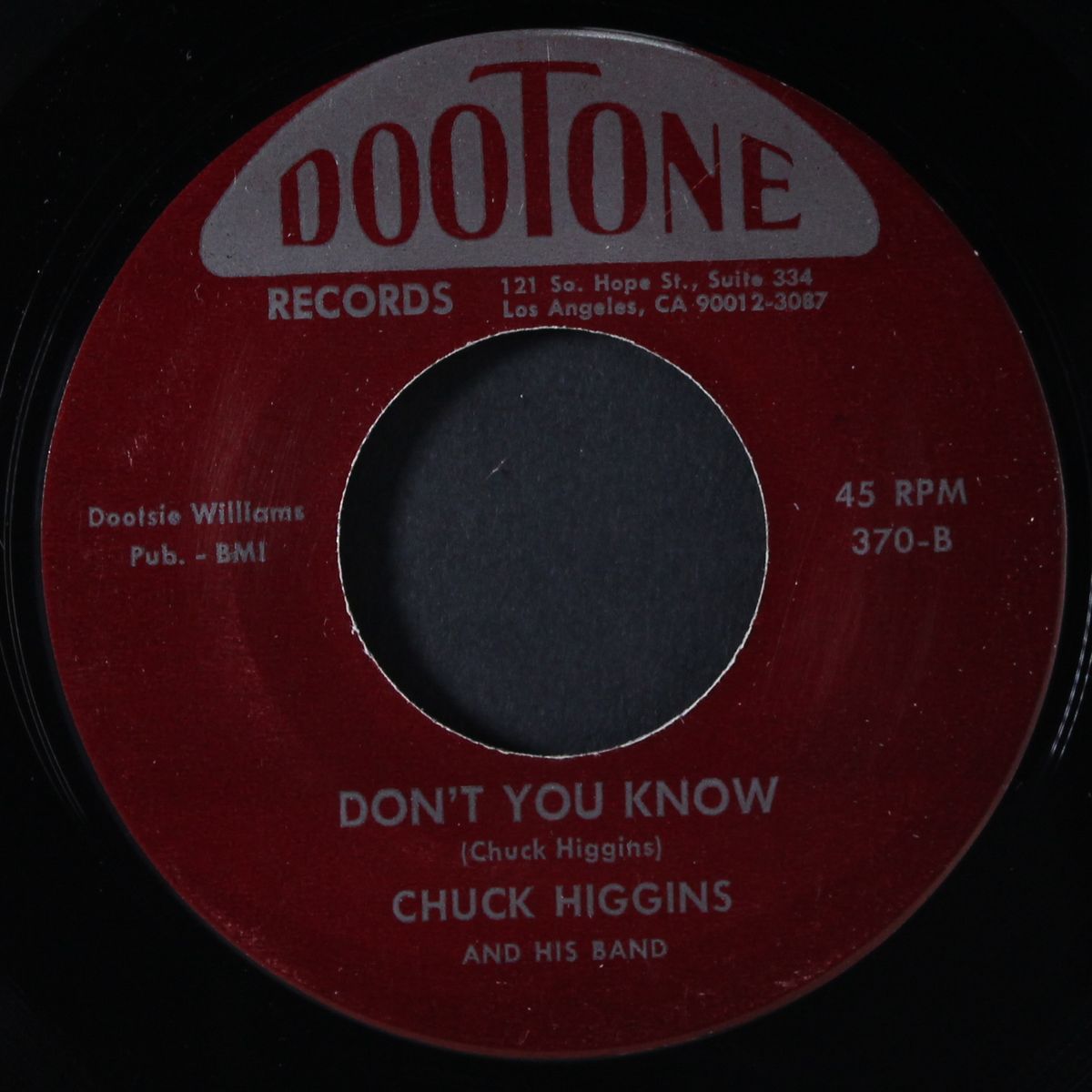 wet back hop / don't you know i love you by CHUCK HIGGINS