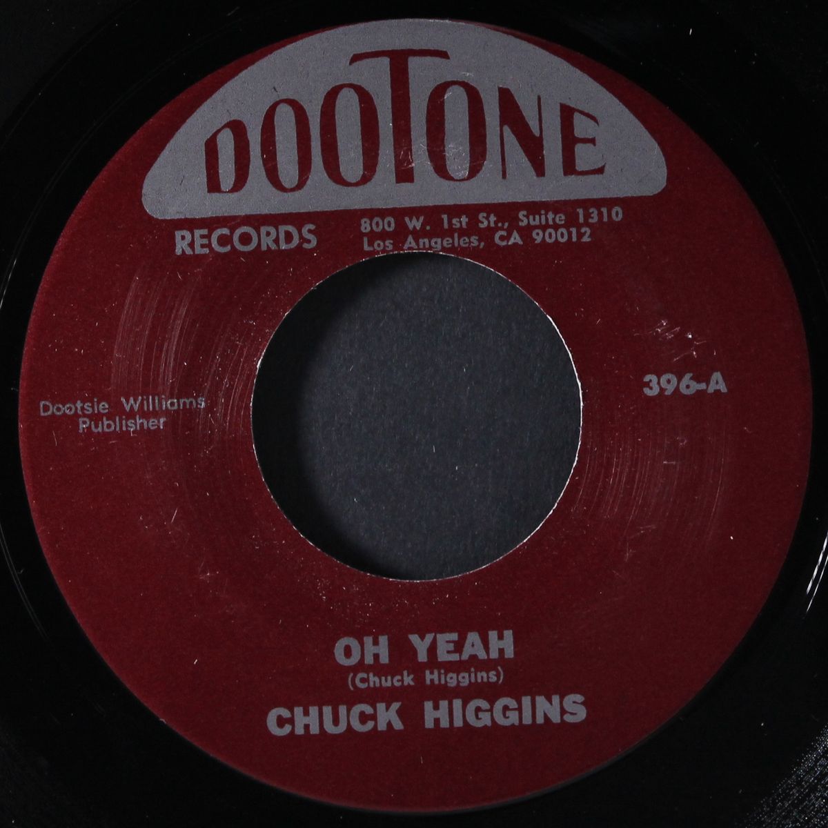 oh yeah / i need your love by CHUCK HIGGINS