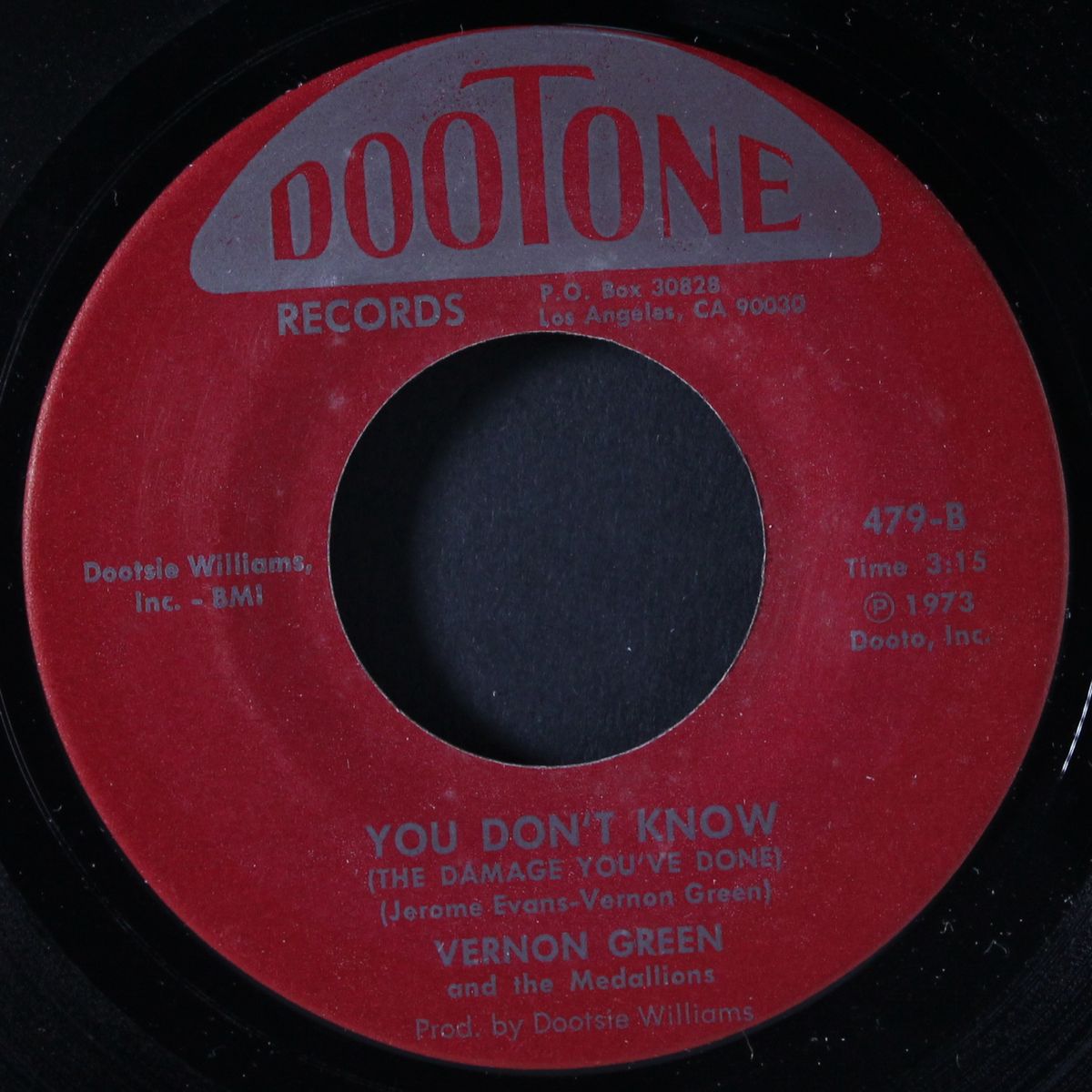 can you talk / you don't know by VERNON GREEN & MEDALLIONS