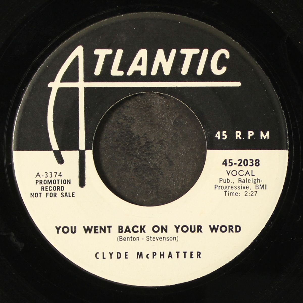 there you go / you went back on your word by CLYDE MCPHATTER