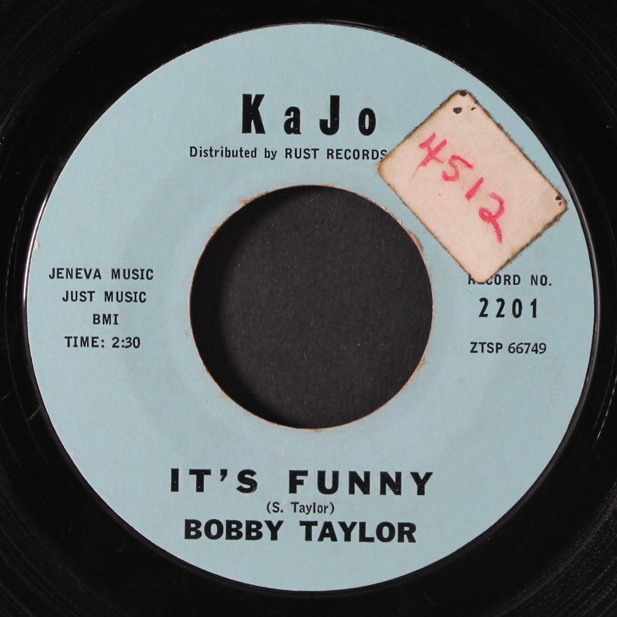 it's funny / walk, walk, walk by BOBBY TAYLOR