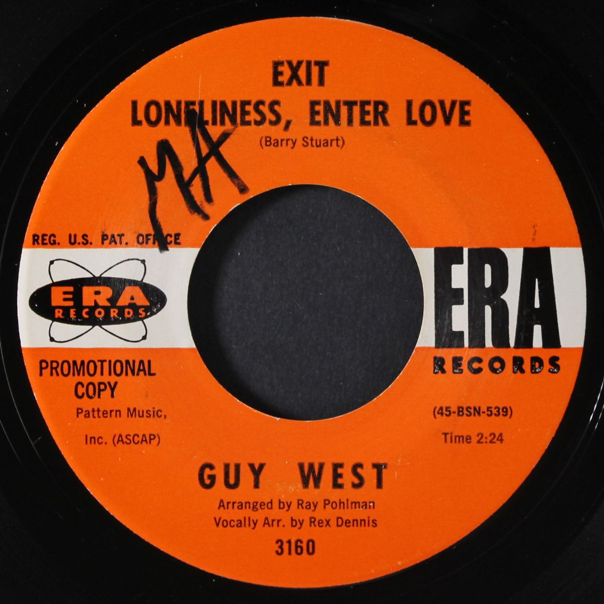 exit loneliness, enter love / devil is her name by GUY WEST