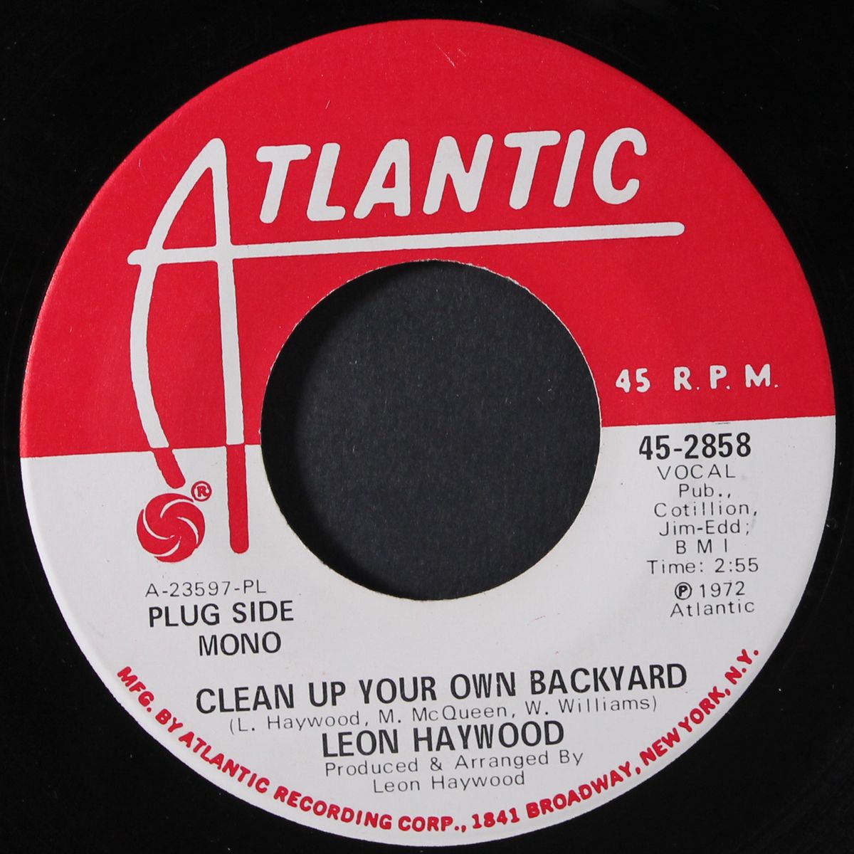 clean up your own backyard / mono by LEON HAYWOOD