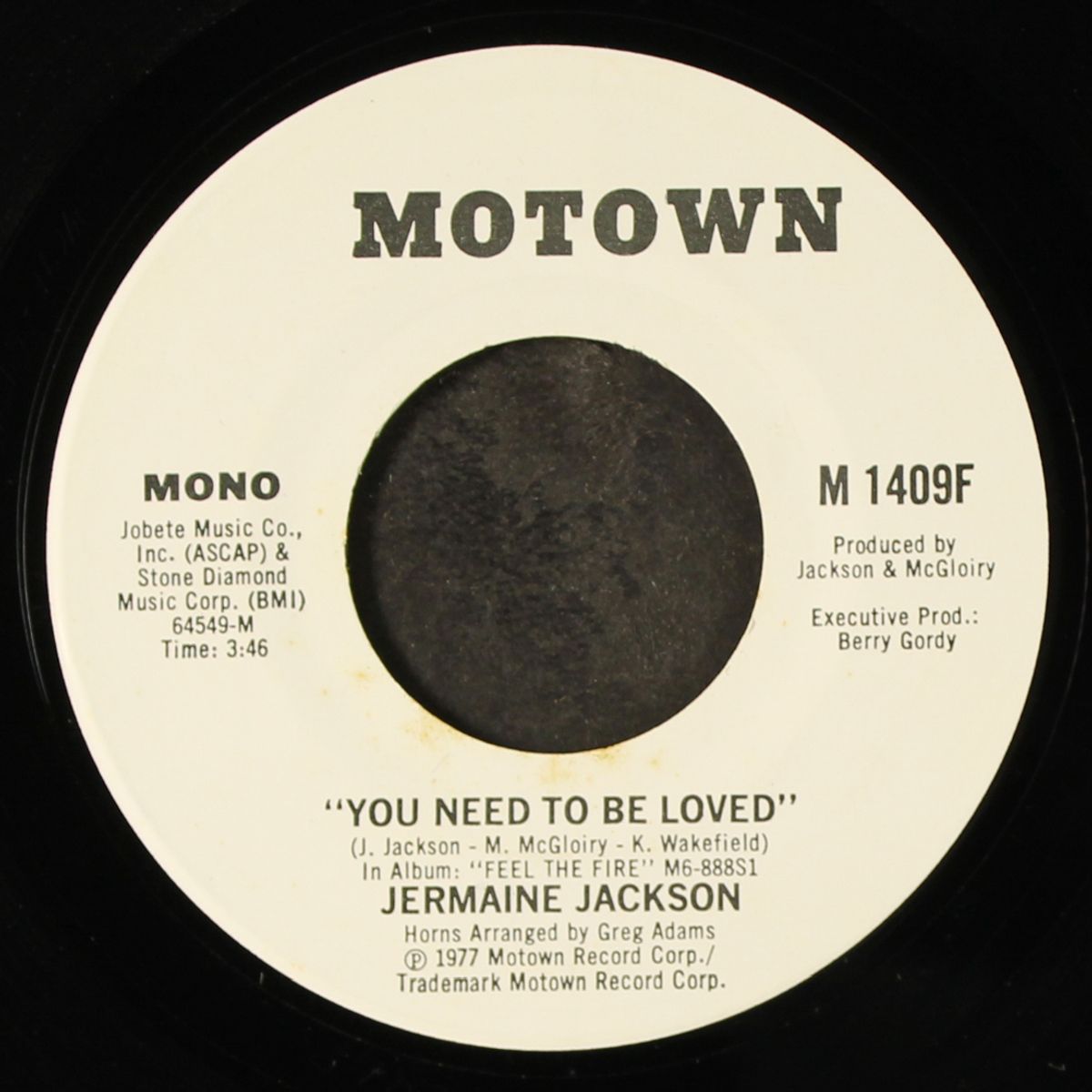 you need to be loved / mono by JERMAINE JACKSON