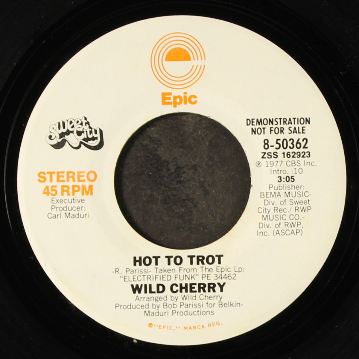 hot to trot / mono by WILD CHERRY