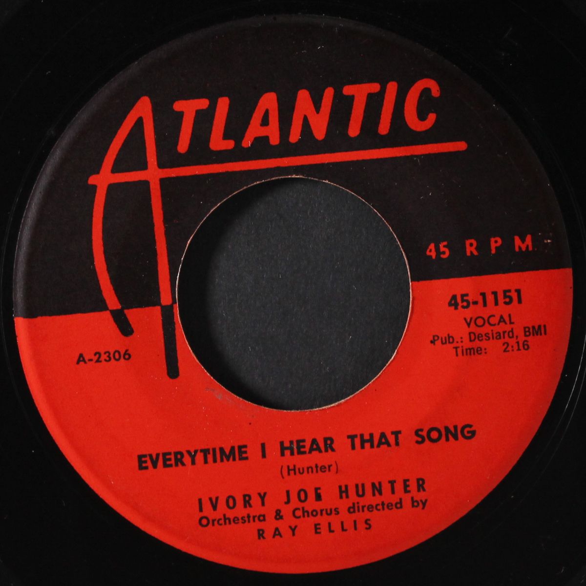 she's gone / everytime i hear that song by IVORY JOE HUNTER