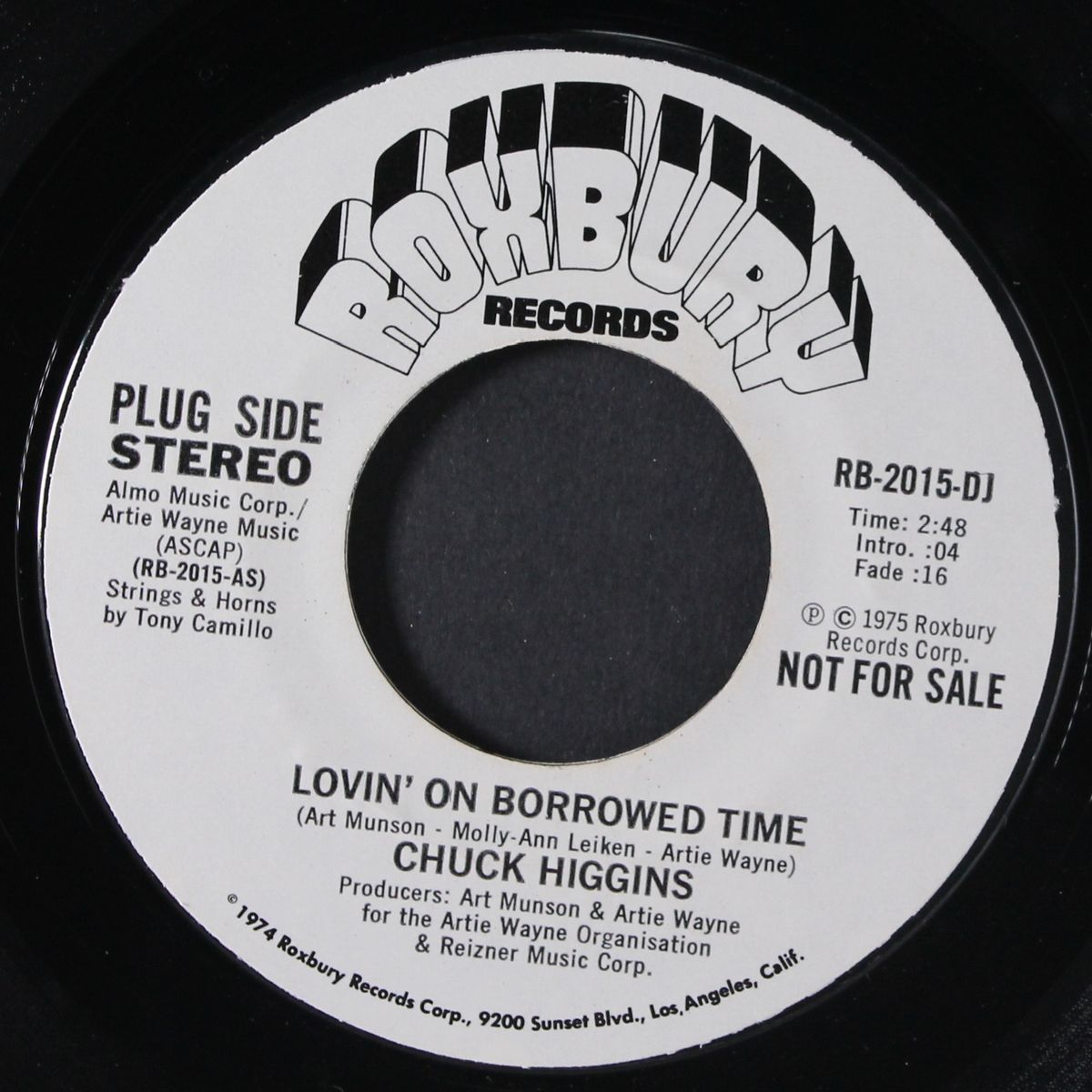 lovin' on borrowed time / mono by CHUCK HIGGINS