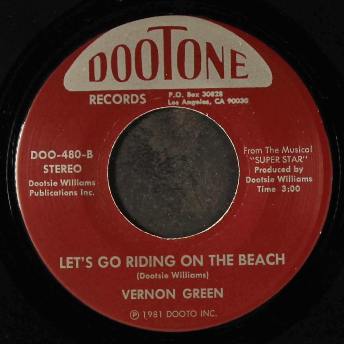 you're a super star / let's go riding on the beach by VERNON GREEN