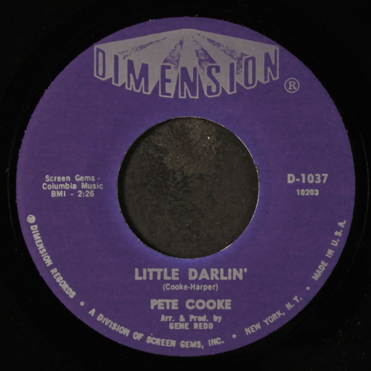 i won't cry / little darlin' by PETE COOKE