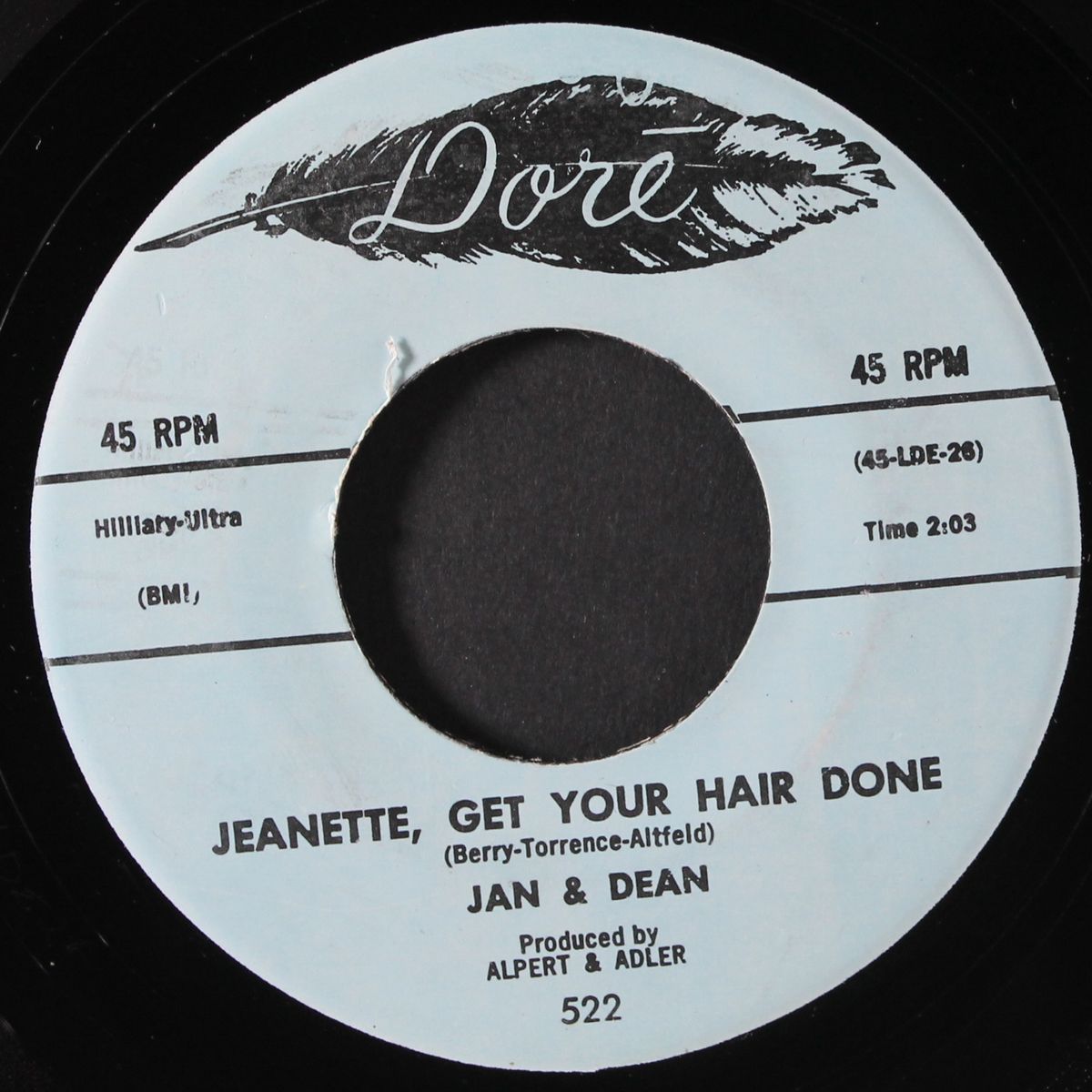 baby talk / jeanette, get your hair done by JAN & DEAN