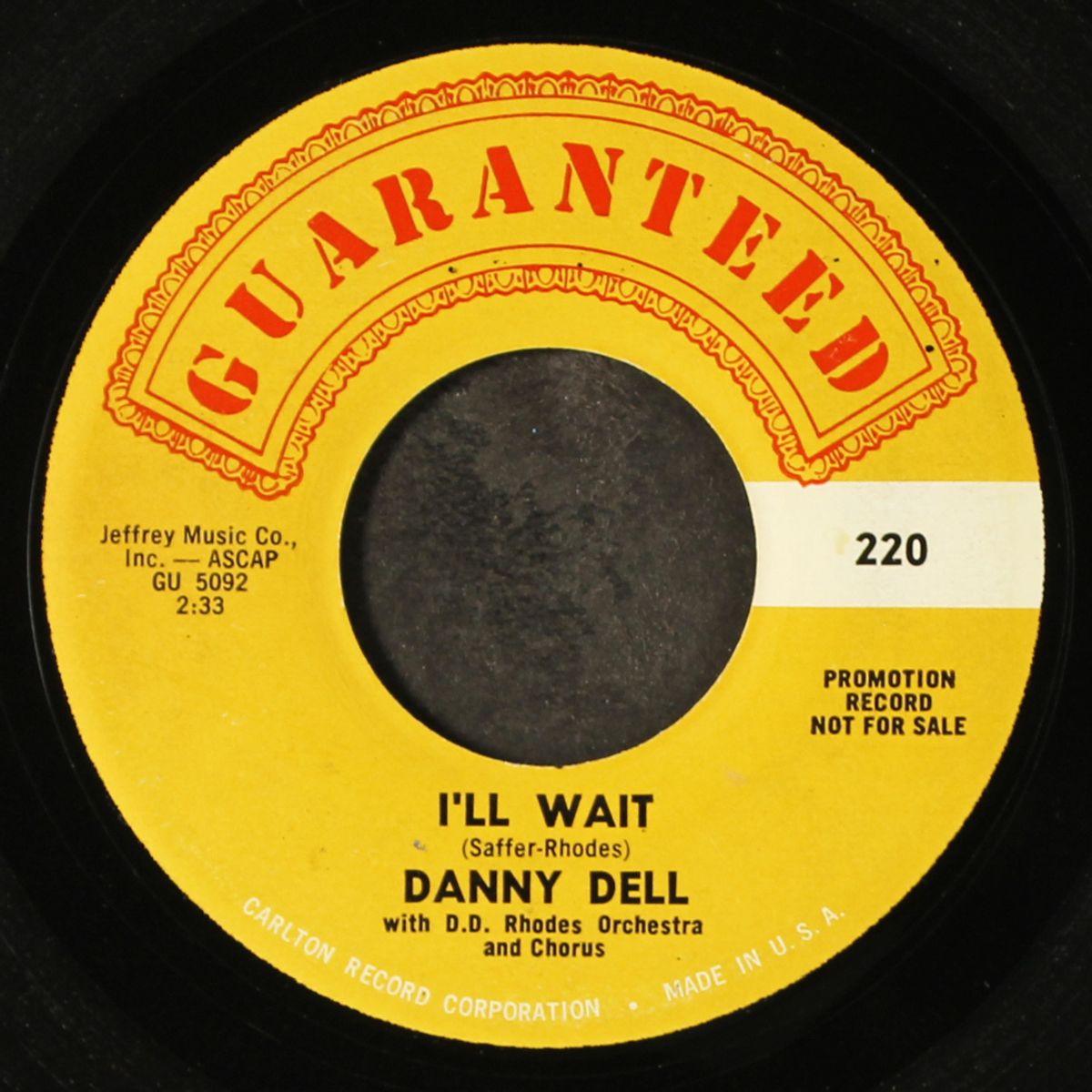 i'll wait / figaro by DANNY DELL