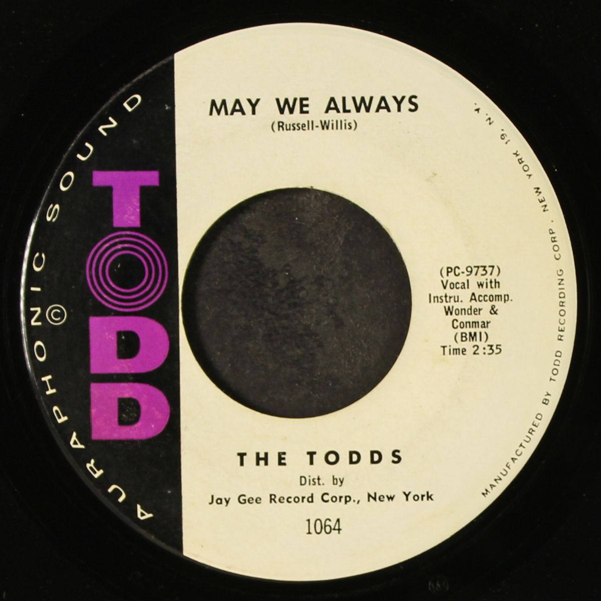 tennessee / may we always by TODDS