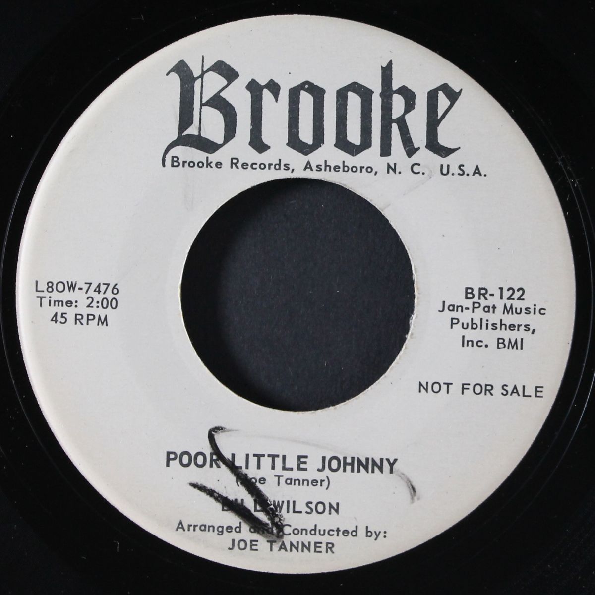 poor little johnny / one by BILL WILSON