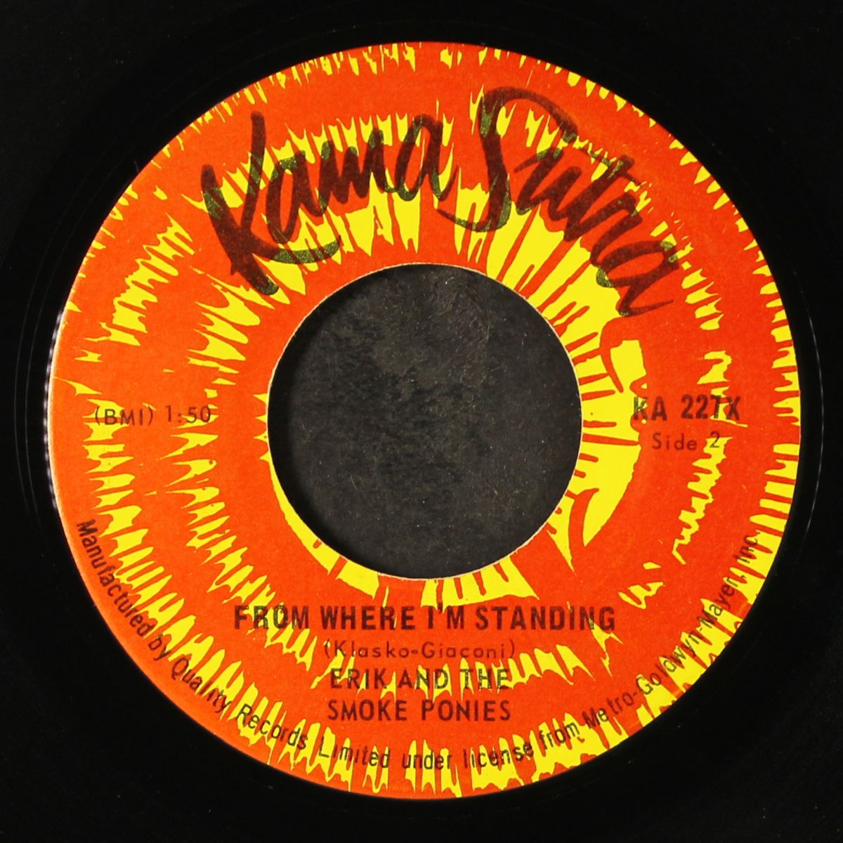 i'll give you more / from where i'm standing by ERIK & THE SMOKE PONIES