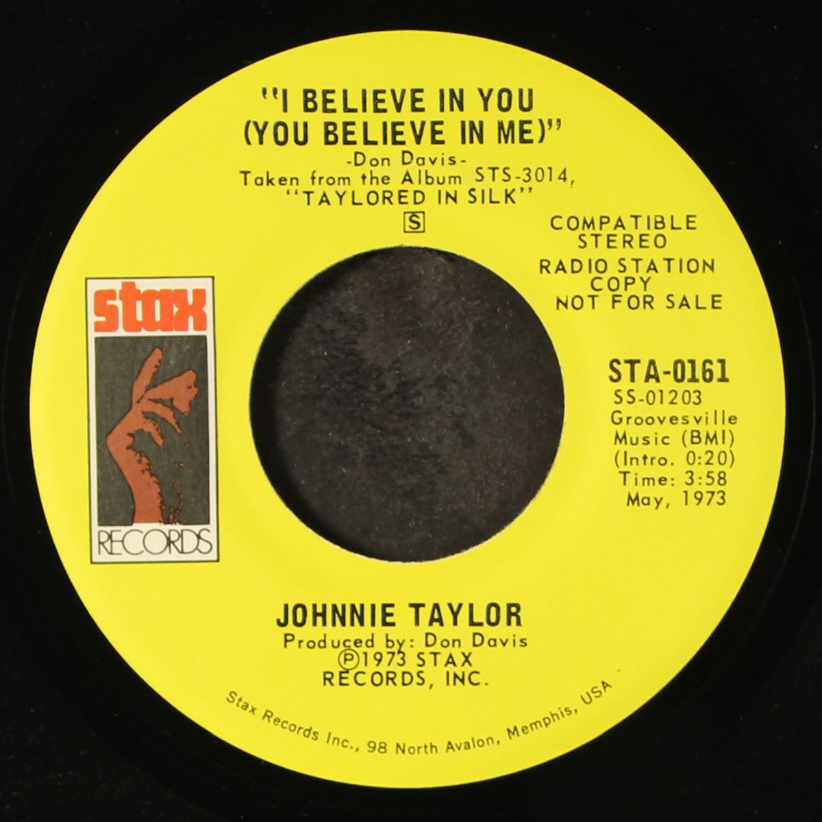 i believe in you / same by JOHNNIE TAYLOR
