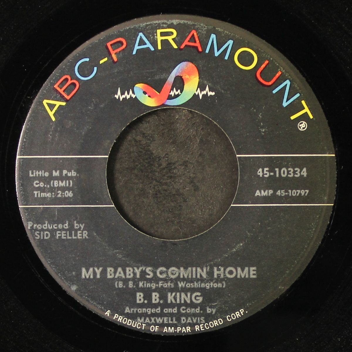 my baby's comin' home / blues at midnight by B.B. KING