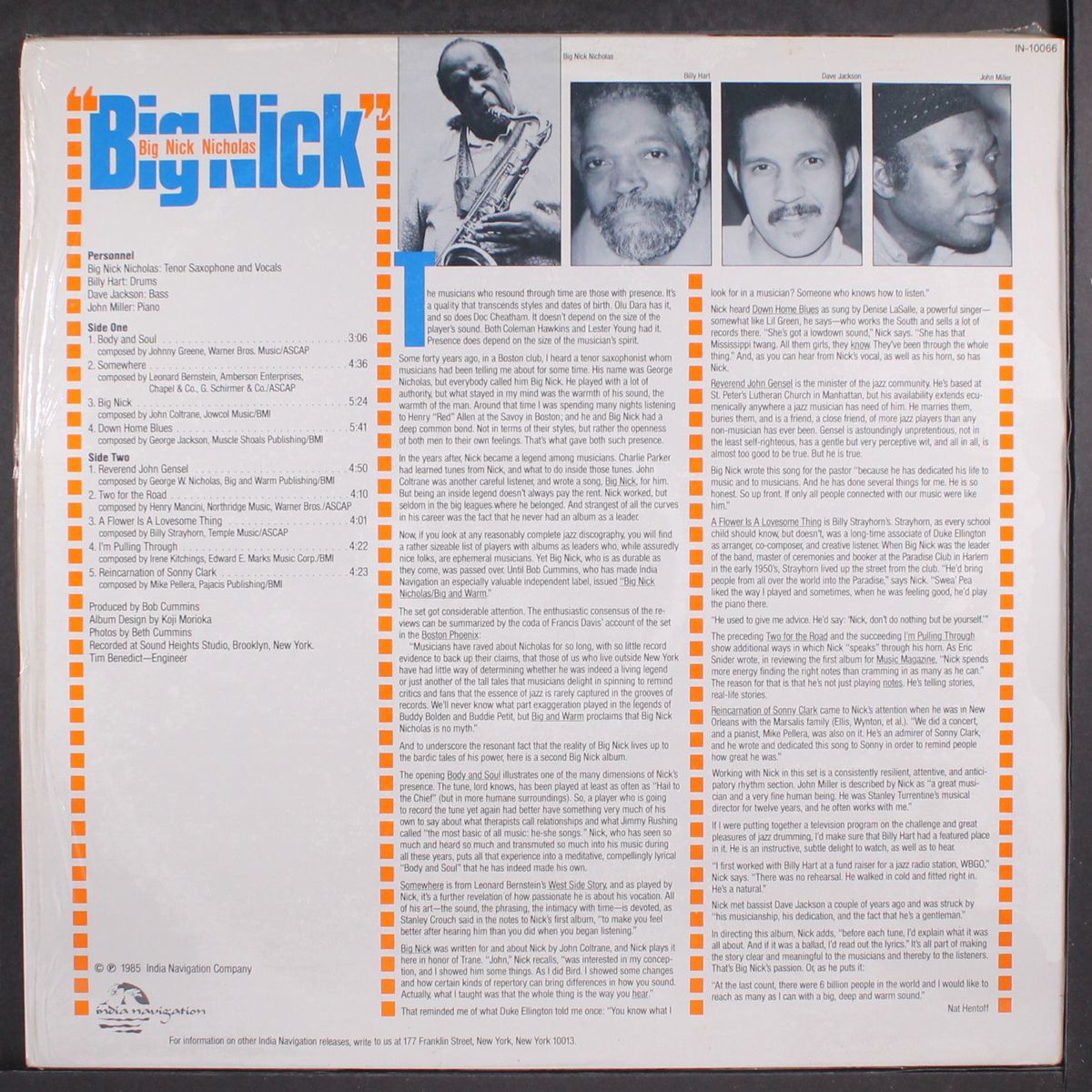 big nick by BIG NICK NICHOLAS
