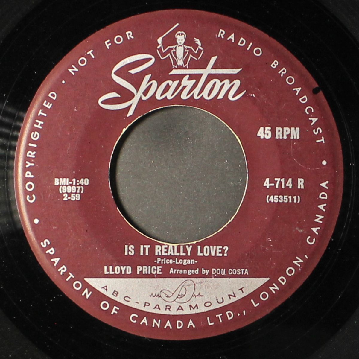where were you / is it really love by LLOYD PRICE