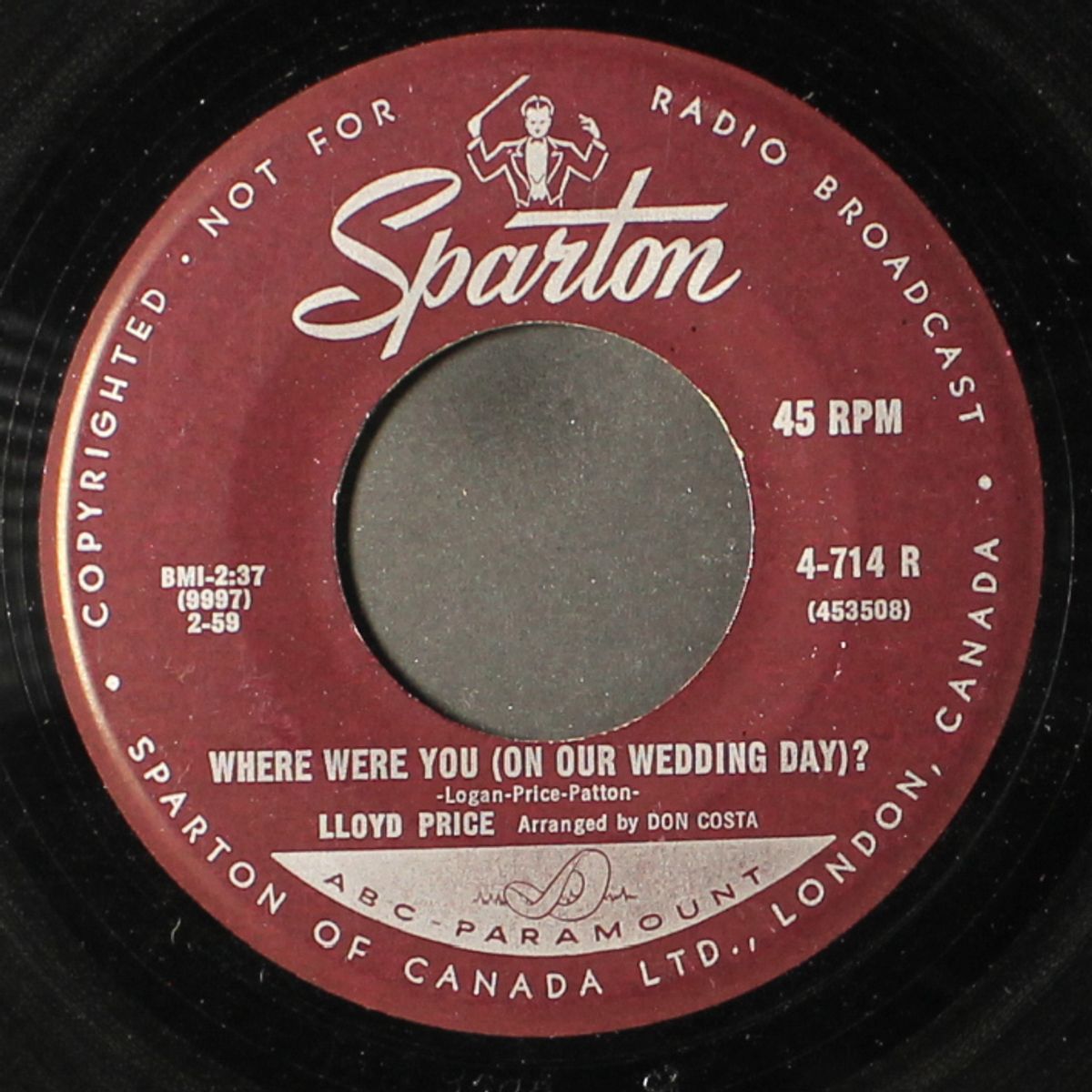 where were you / is it really love by LLOYD PRICE