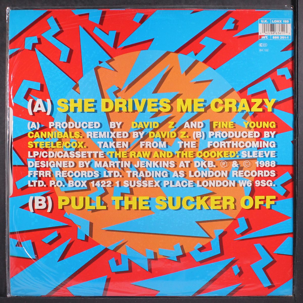 she drives me crazy / pull the sucker off by FINE YOUNG CANNIBALS