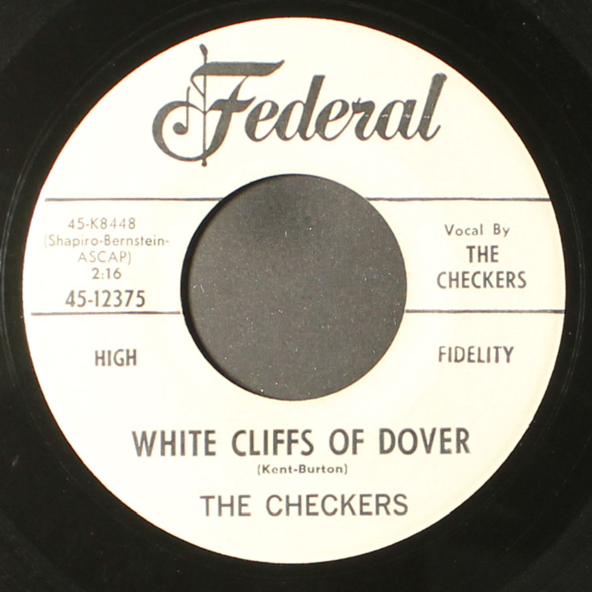 white cliffs of dover / let me come back by CHECKERS