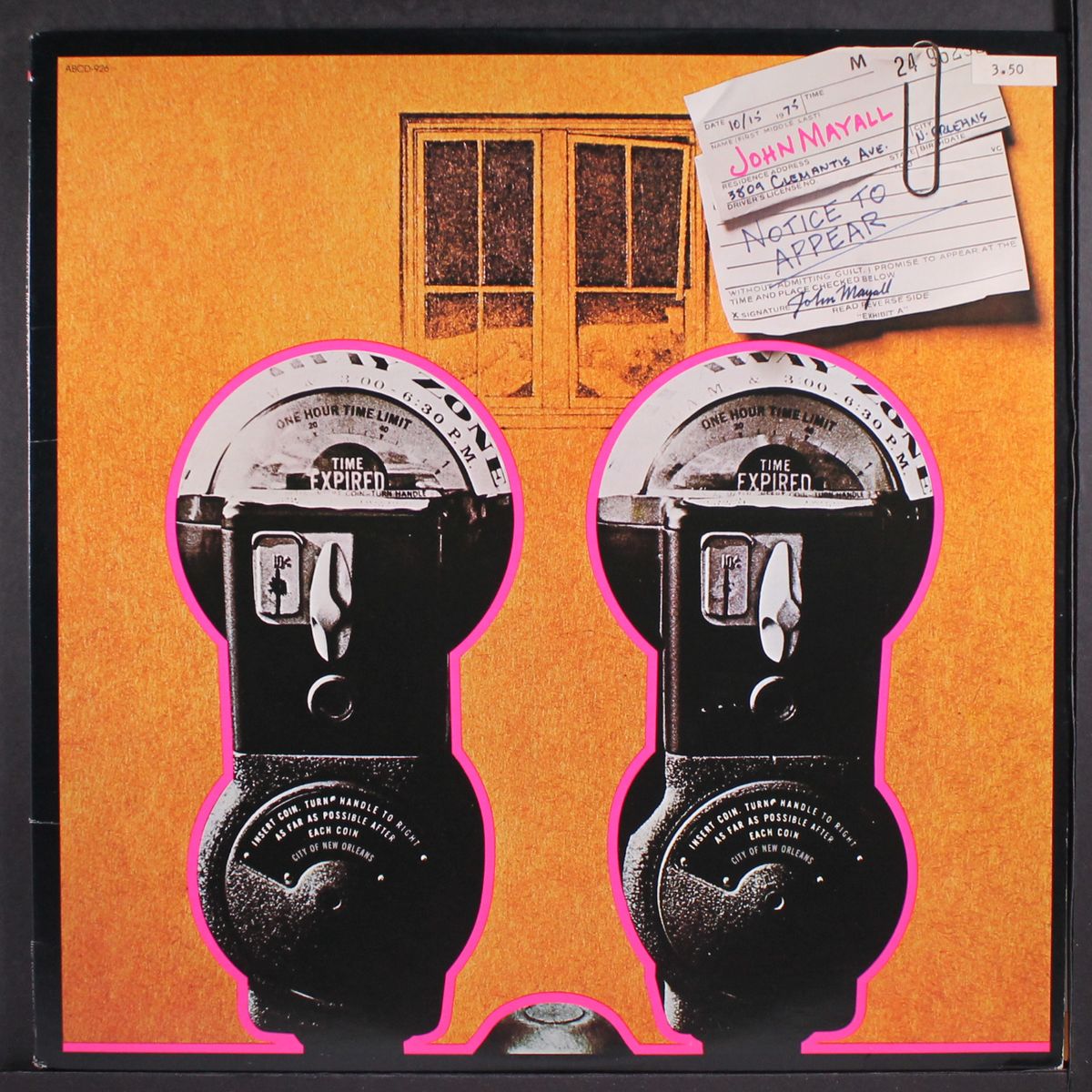 notice to appear by JOHN MAYALL