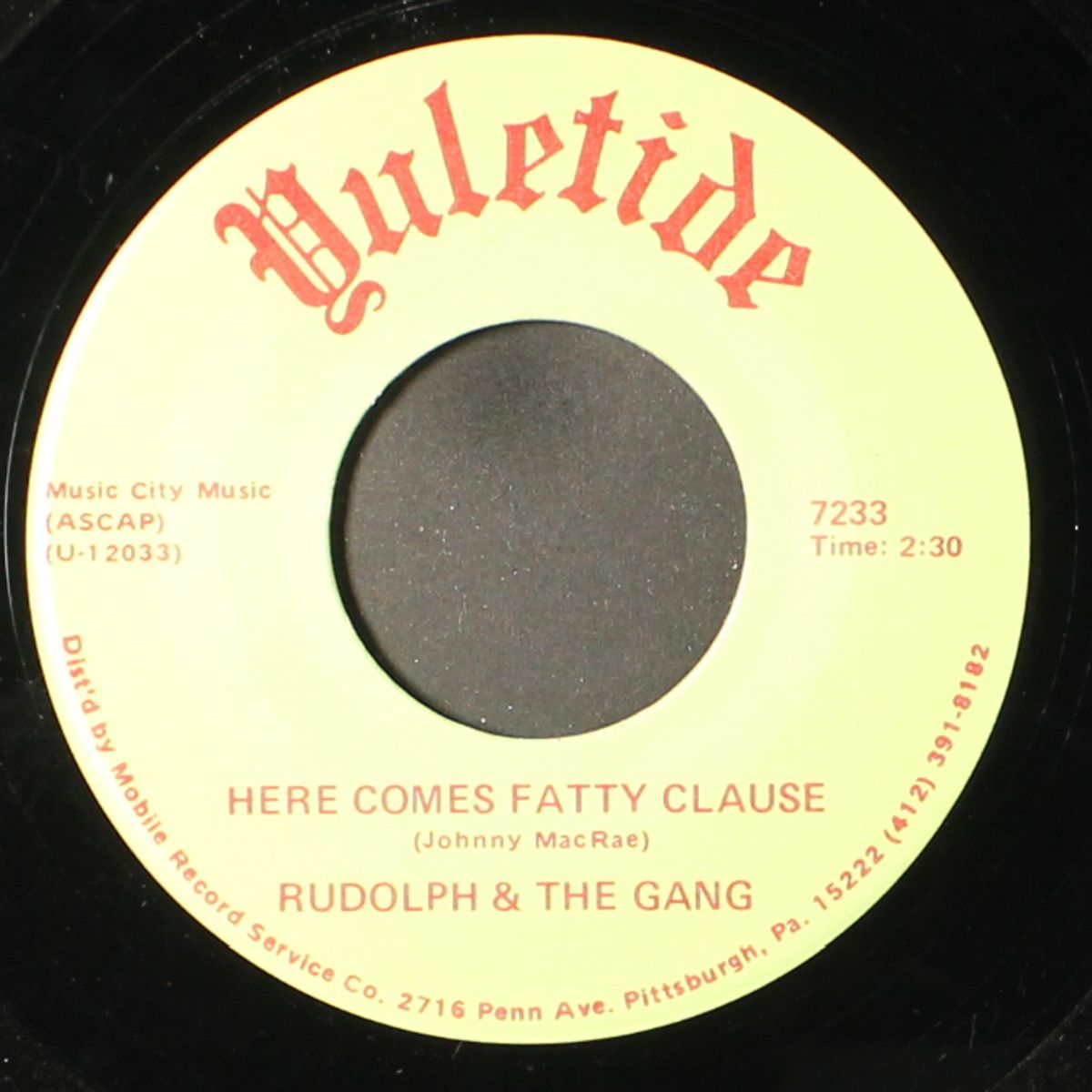 here comes fatty clause / comink zee clauski fattnik by RUDOLPH & GANG