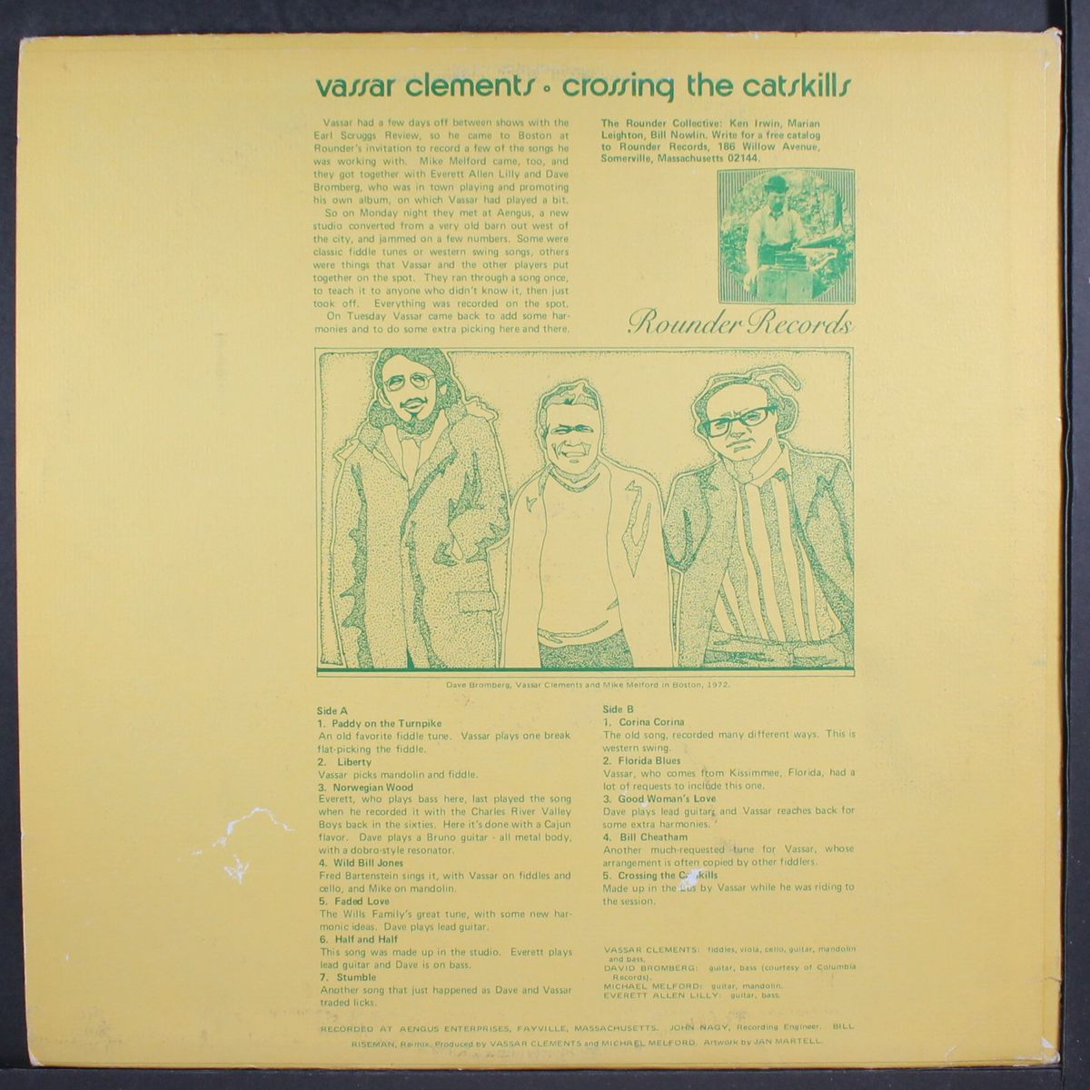 crossing the catskills by VASSAR CLEMENTS