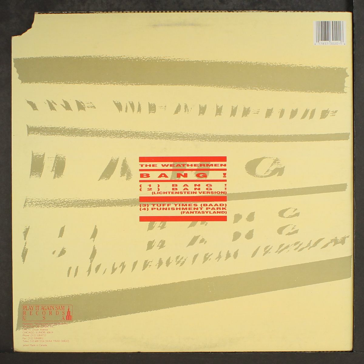 bang! by WEATHERMEN