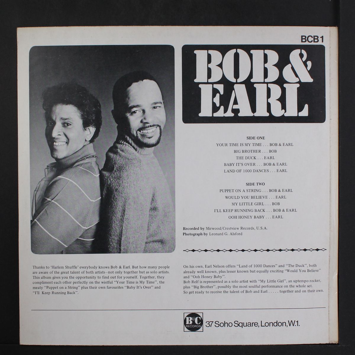bob & earl by BOB & EARL