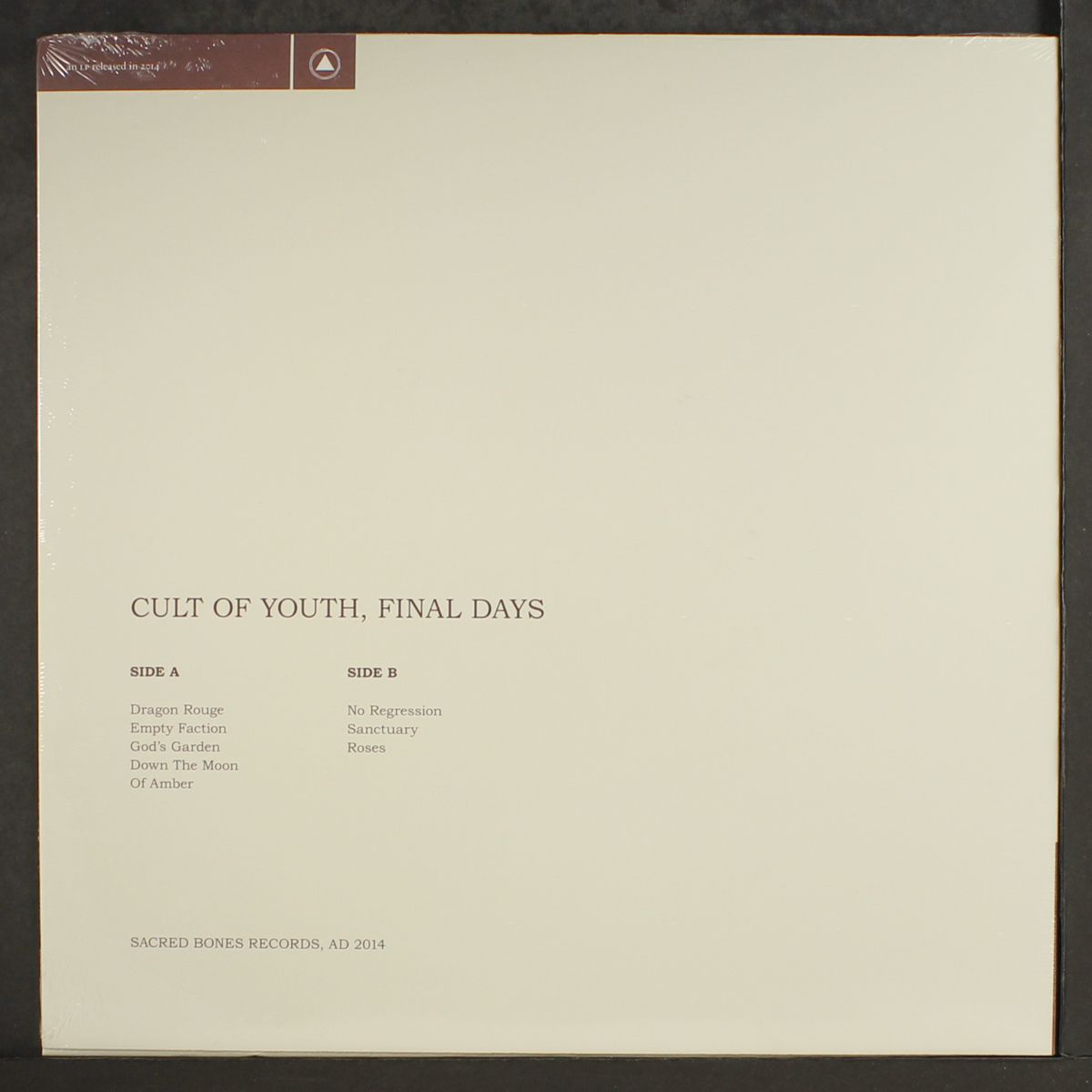 final days by CULT OF YOUTH