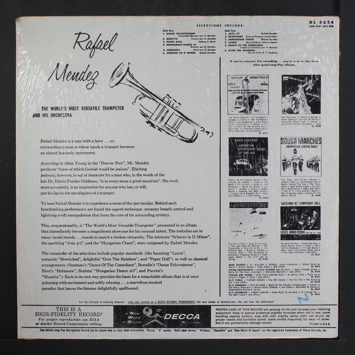 the world's most versatile trumpeter and his orchestra by RAFAEL MENDEZ