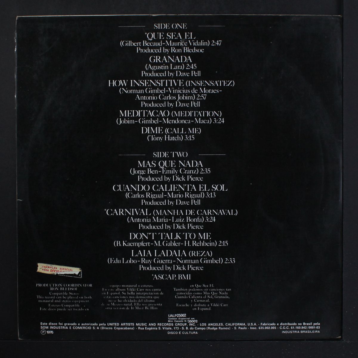 que sea el by VIKKI CARR