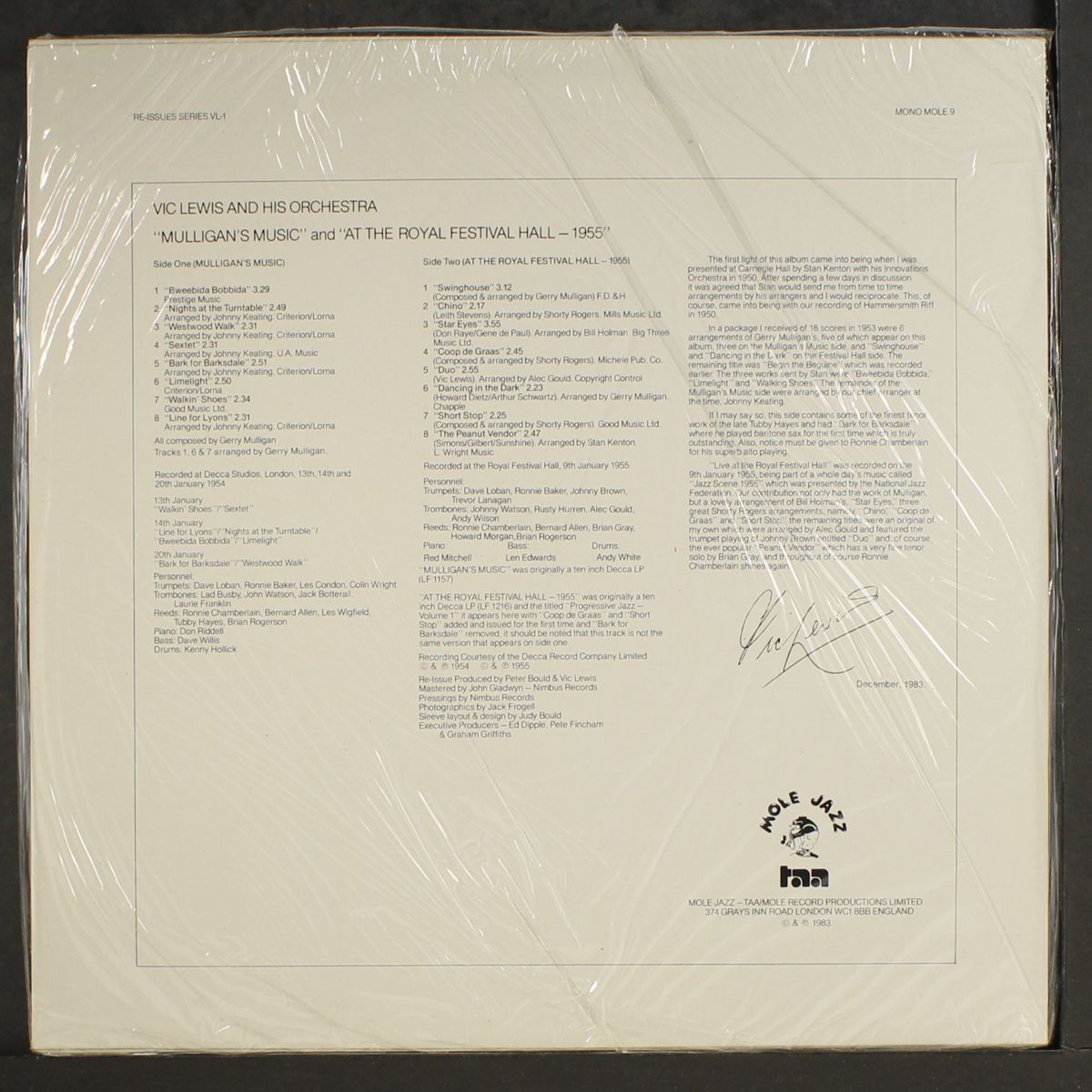 vic lewis & his orchestra by VIC LEWIS
