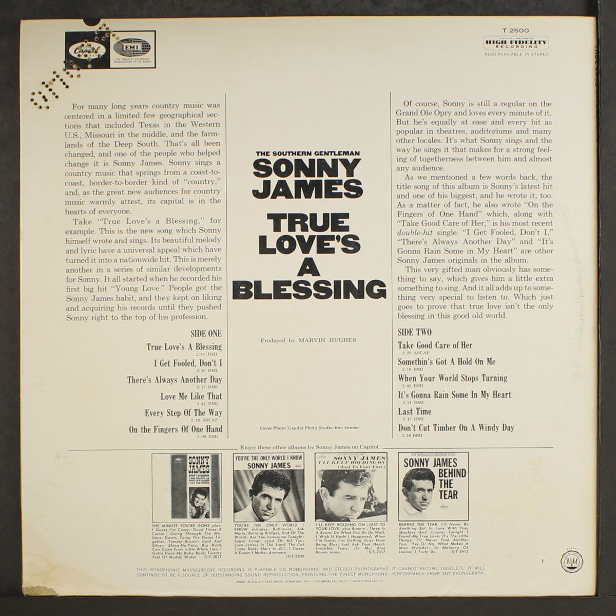 true love's a blessing by SONNY JAMES